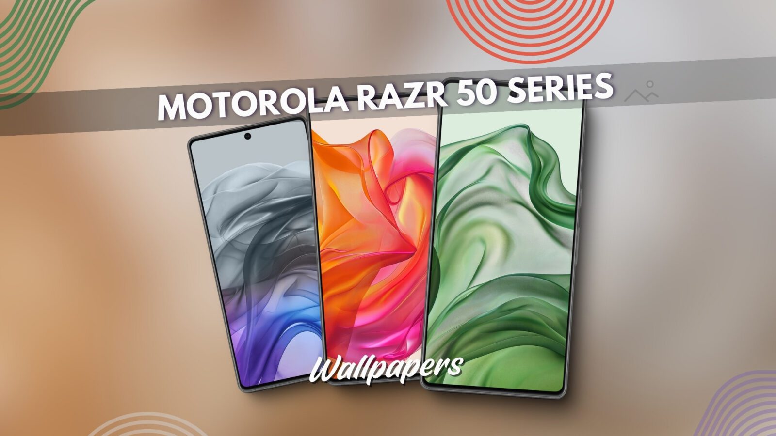 Motorola Razr 50 Ultra (2024) Stock Wallpapers