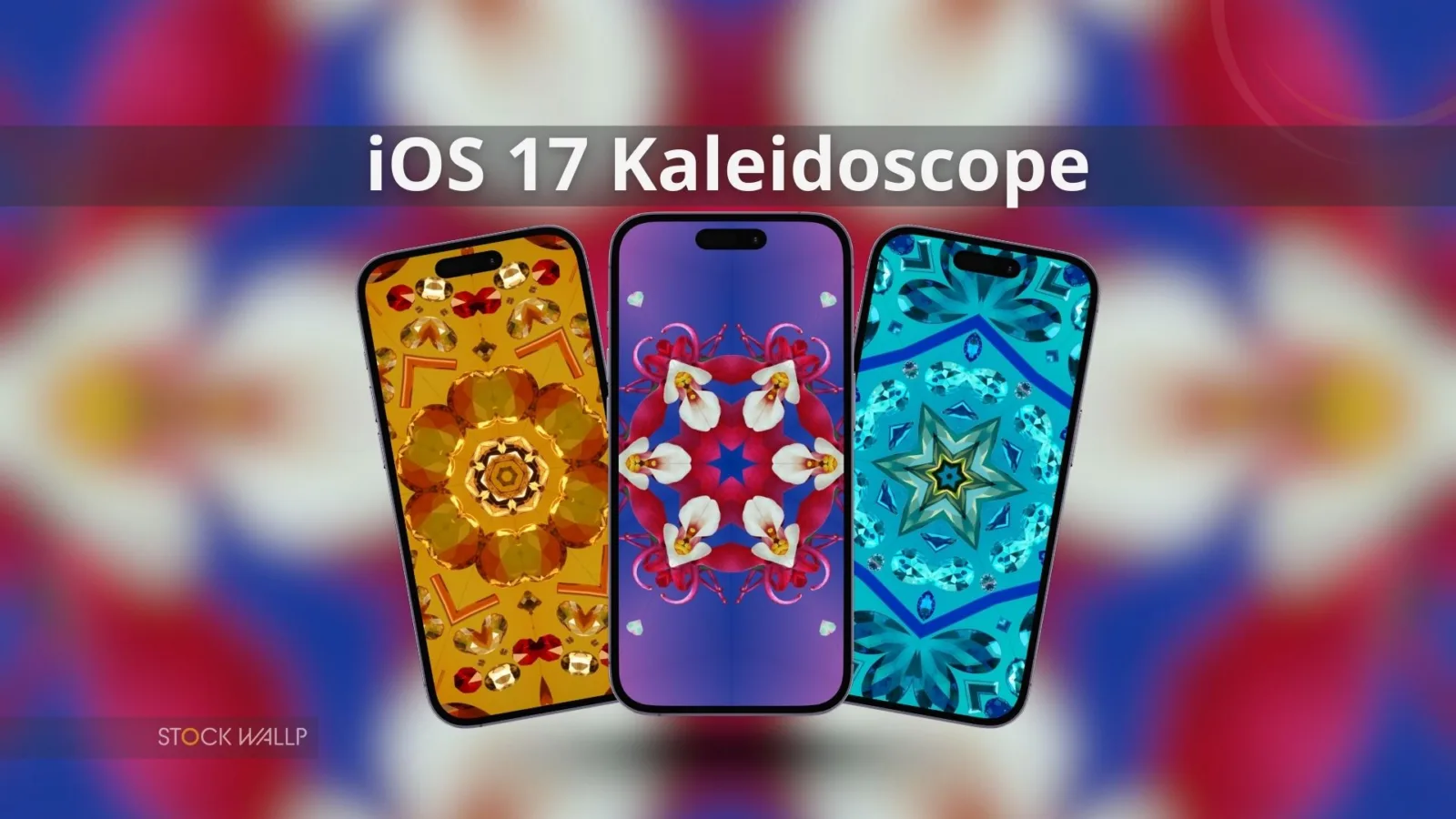 iOS 17 Kaleidoscope Wallpapers