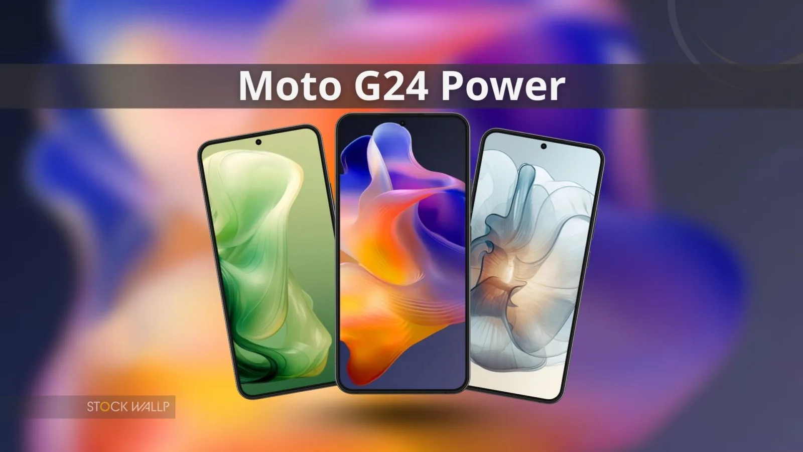 Moto G24 and G24 Power Stock Wallpapers