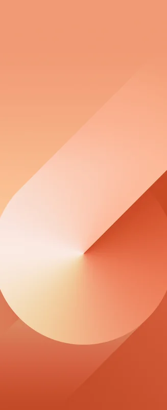 Samsung Galaxy Z Flip 6 wallpaper 6 with Orange color and Modern style at QHD 1080 × 2640 pixels