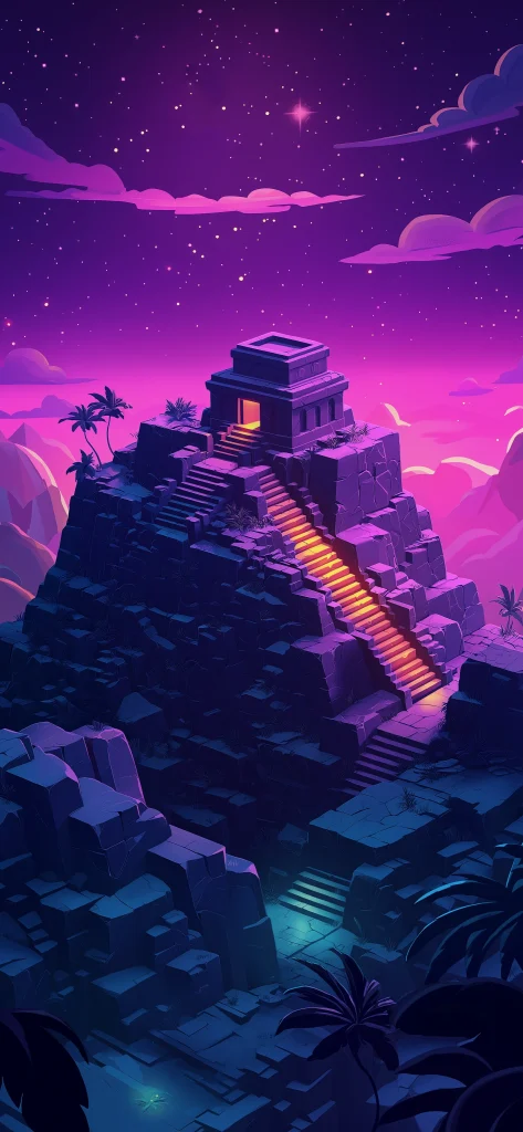 Impresionante fondo de pantalla inspirado en Monument Valley para iPhone