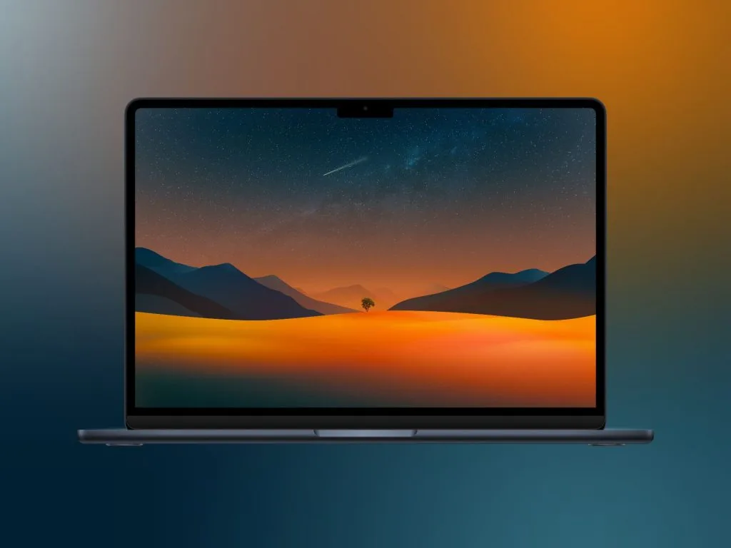 Fondo de pantalla "Rancho Twilight" con árboles para Mac