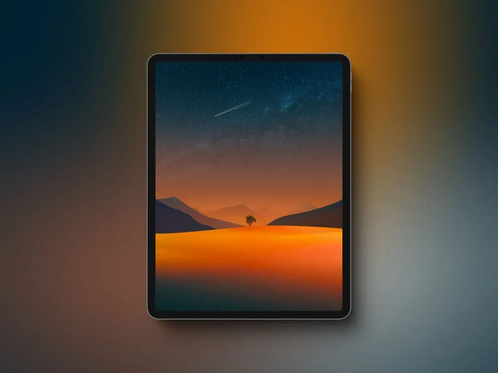 iPad için "Rancho Twilight" Ağaçlı Duvar Kağıdı