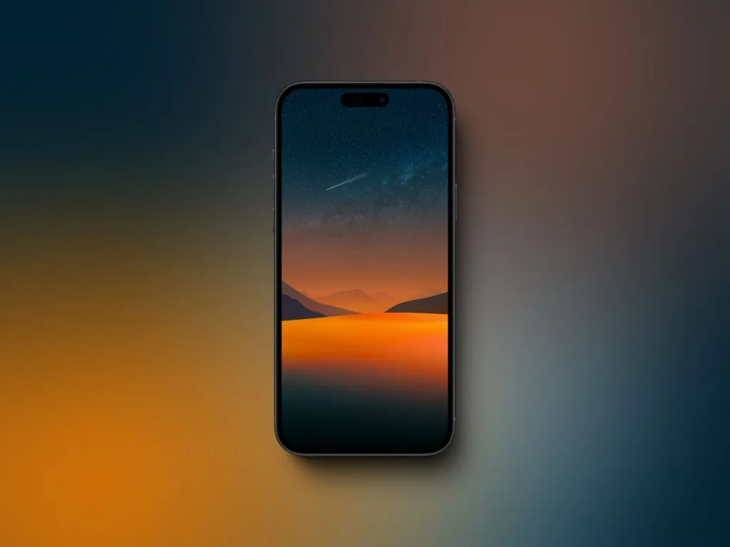 Fondo de pantalla "Rancho Twilight" sin árboles para iPhone