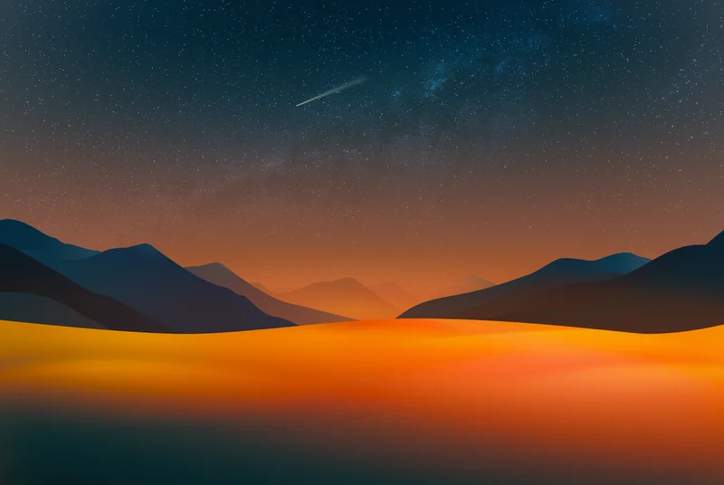 Rancho Twilight Without Tree Wallpaper for Mac