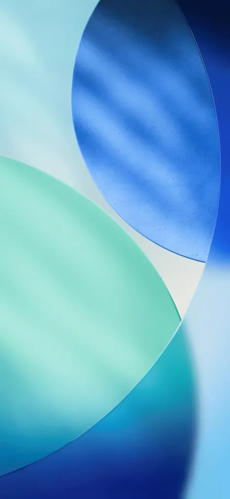 iOS 26 wallpaper 1 with Blue color and Minimalistic style at QHD 1476 × 3200 pixels