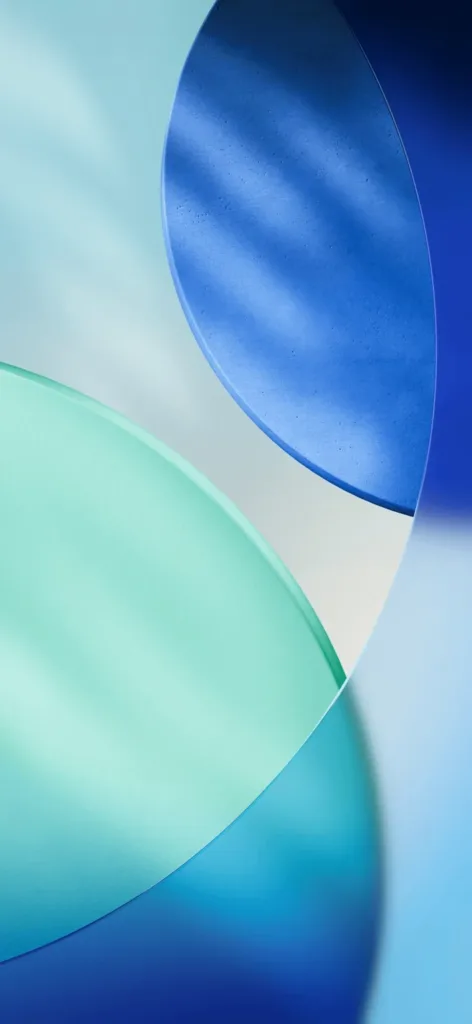 iOS 26 wallpaper 6 with Blue color and Minimalistic style at QHD 1476 × 3200 pixels