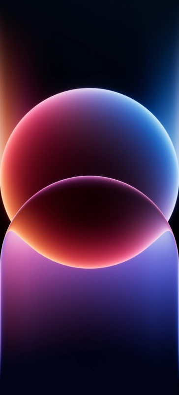 Coloros 16 wallpaper 1 with Black, Purple, Abstract, Dark and Minimalistic at QHD 1440 × 3168 pixels for smartphone