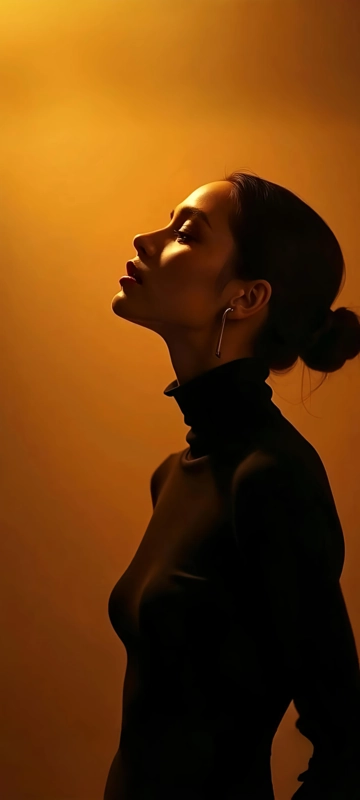Coloros 16 wallpaper 7 with Orange, Dark and Photography at 4K 1843 × 4096 pixels for smartphone