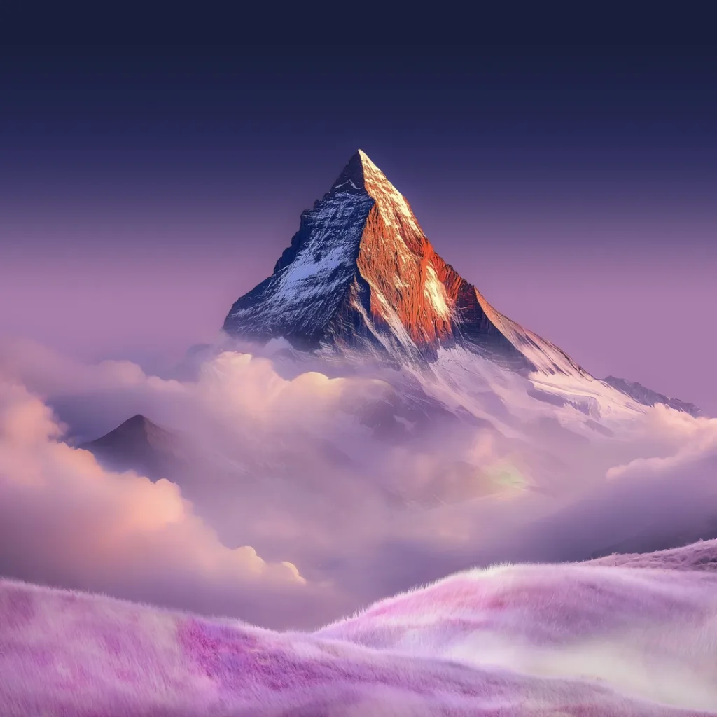 Honor Magic 8 wallpaper 5 with Purple and Nature at QHD 2800 × 2800 pixels