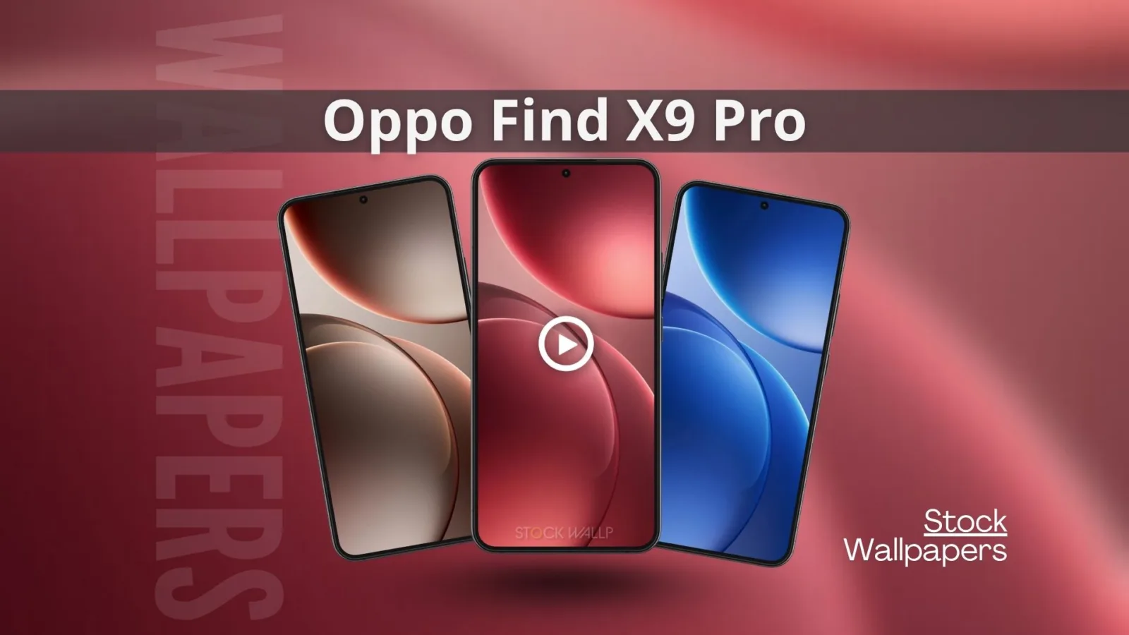 Oppo Find X9 Pro Stock and Live Wallpapers