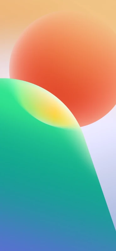 Samsung Galaxy F70 Pro wallpaper in orange with an abstract style