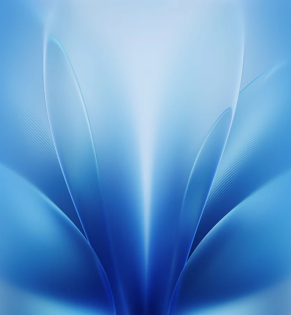 Vivo X Fold 6 official wallpaper, blue abstract style