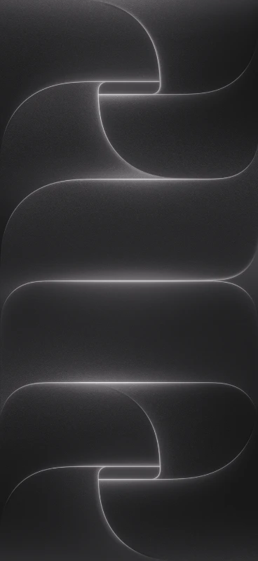 Abstract iPhone 18 Pro wallpaper in black